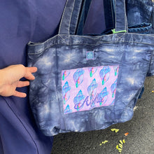 Load image into Gallery viewer, Hand Dyed, "Aloha Shells" Large Tote Bag