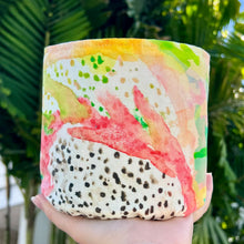 Load image into Gallery viewer, Dragonfruit Dreams Fabric Organizer/Plant Sack