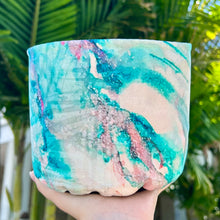 Load image into Gallery viewer, Abstract Wave Fabric Organizer/Plant Sack