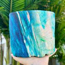 Load image into Gallery viewer, Abstract Wave Fabric Organizer/Plant Sack