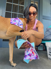 Load image into Gallery viewer, All-Purpose Towel Purple Hibiscus