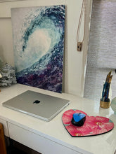 Load image into Gallery viewer, Vintage Glitz Heart Mousepad/Hot Pad