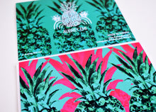Load image into Gallery viewer, Pink and Green Pineapple Greeting Card