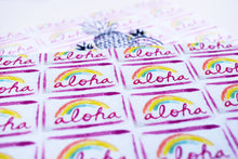 Load image into Gallery viewer, Aloha License Plate Greeting Card