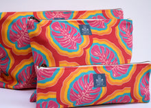 Load image into Gallery viewer, Bright Monstera Pouch (Pencil/Med/Lg)
