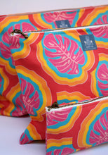 Load image into Gallery viewer, Bright Monstera Pouch (Pencil/Med/Lg)