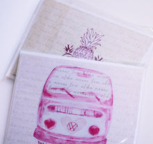 Load image into Gallery viewer, Aloha Means Love Van Greeting Card