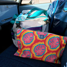 Load image into Gallery viewer, Bright Monstera Pouch (Pencil/Med/Lg)