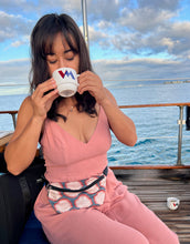 Load image into Gallery viewer, Navy Monstera Fanny Pack