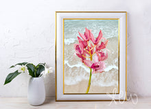 Load image into Gallery viewer, Set of 2: Diamond Head & Orchids Wall Art
