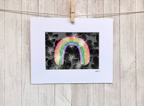 Rainbow Barbie Wall Art