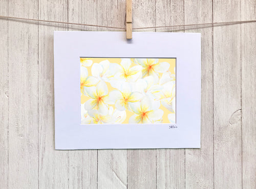 Floating Plumeria Wall Art