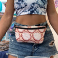 Tan Monstera Fanny Pack