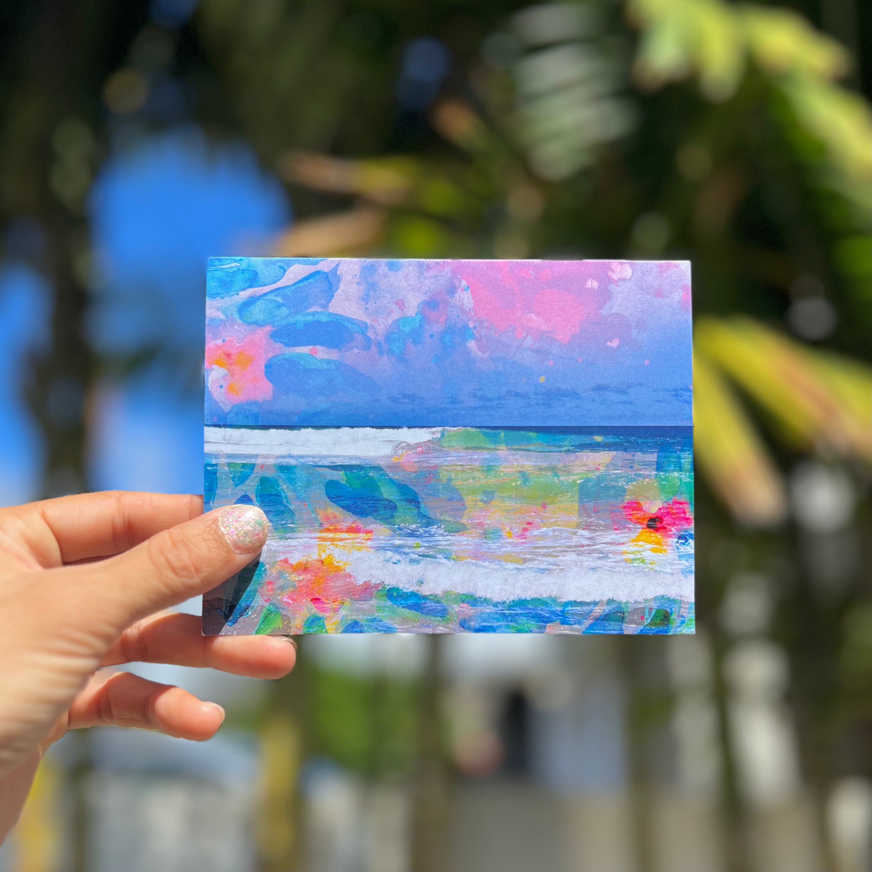Beach Babe Greeting Card