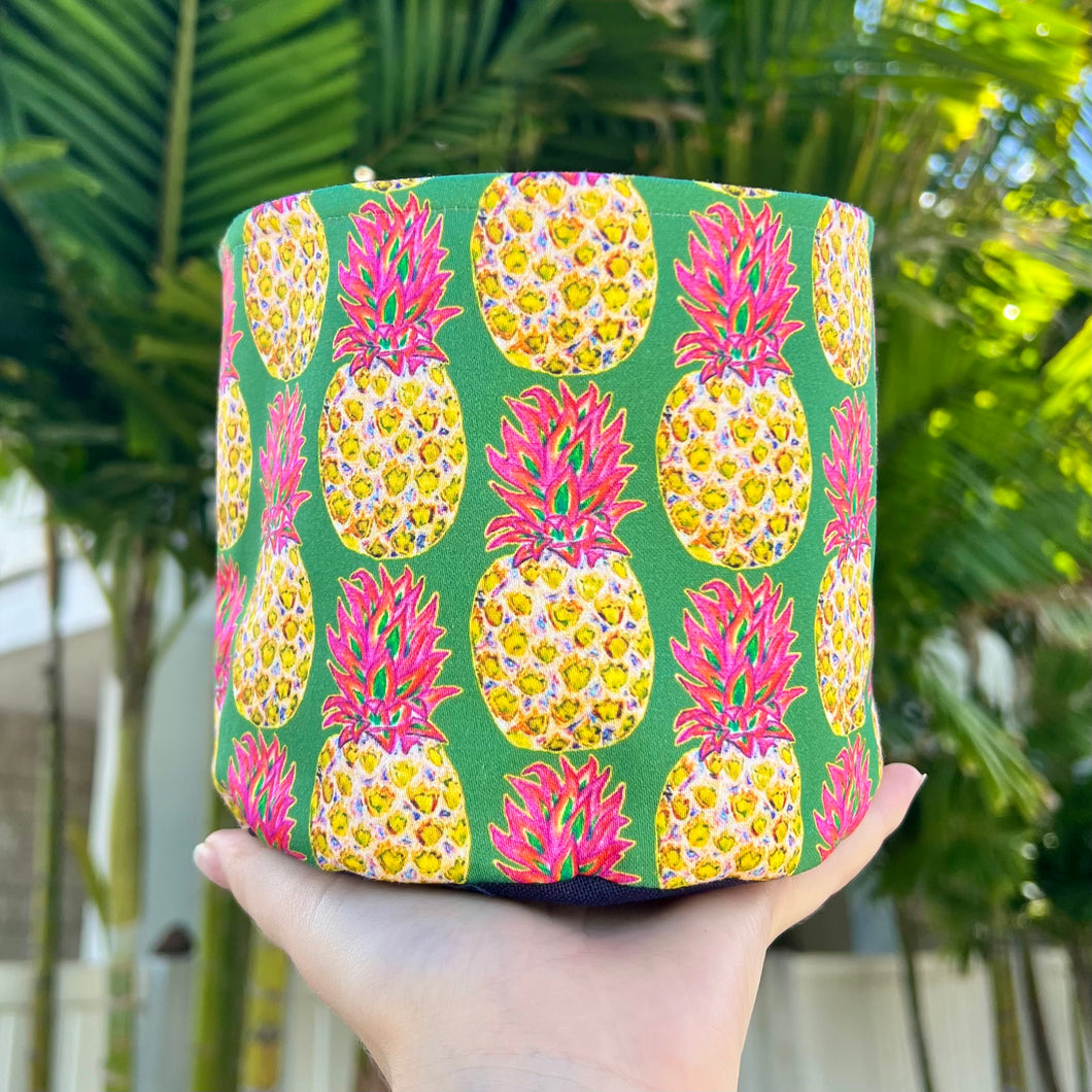Colorful Pineapple Fabric Organizer/Plant Sack