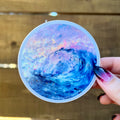 Powder Wave Waterproof Sticker