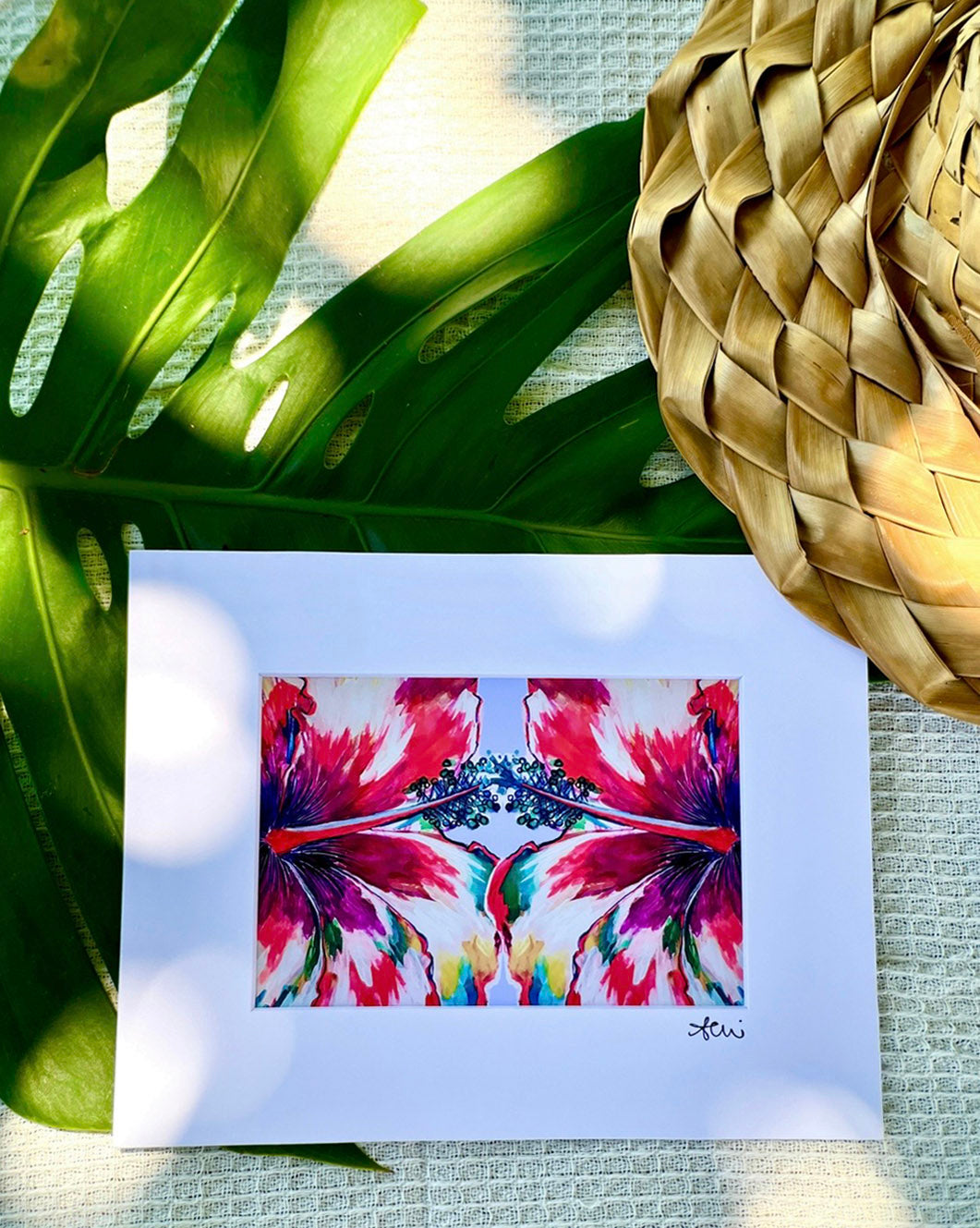 Mirror Hibiscus Wall Art