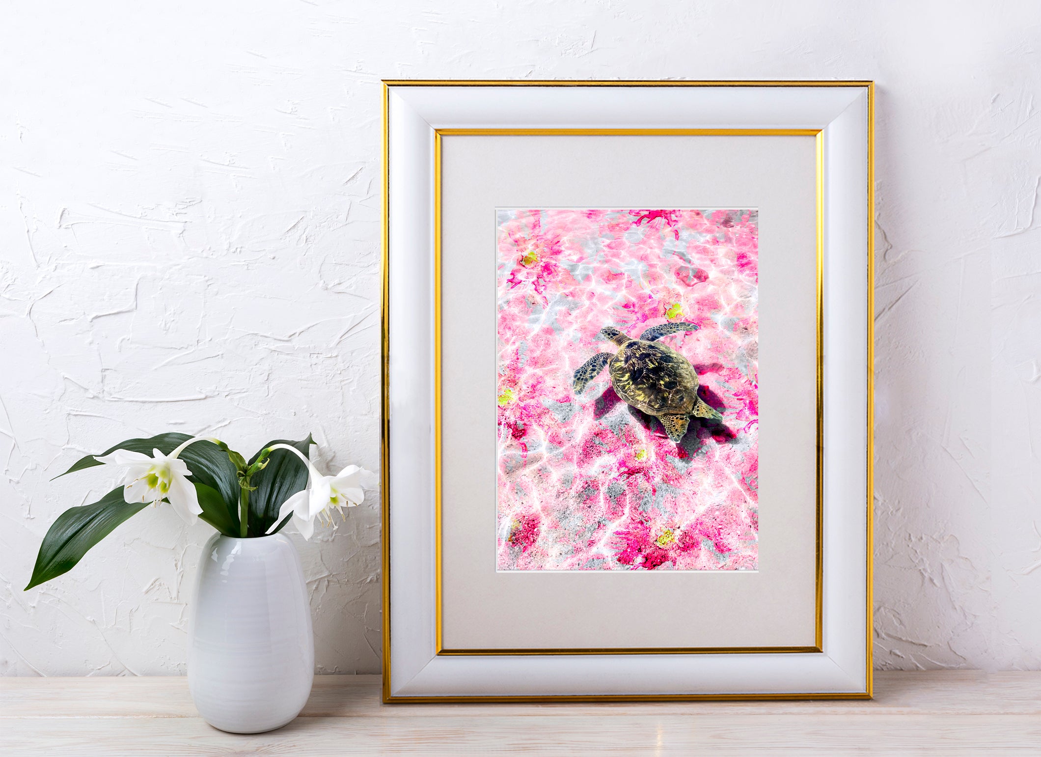 Electric Honu Wall Art