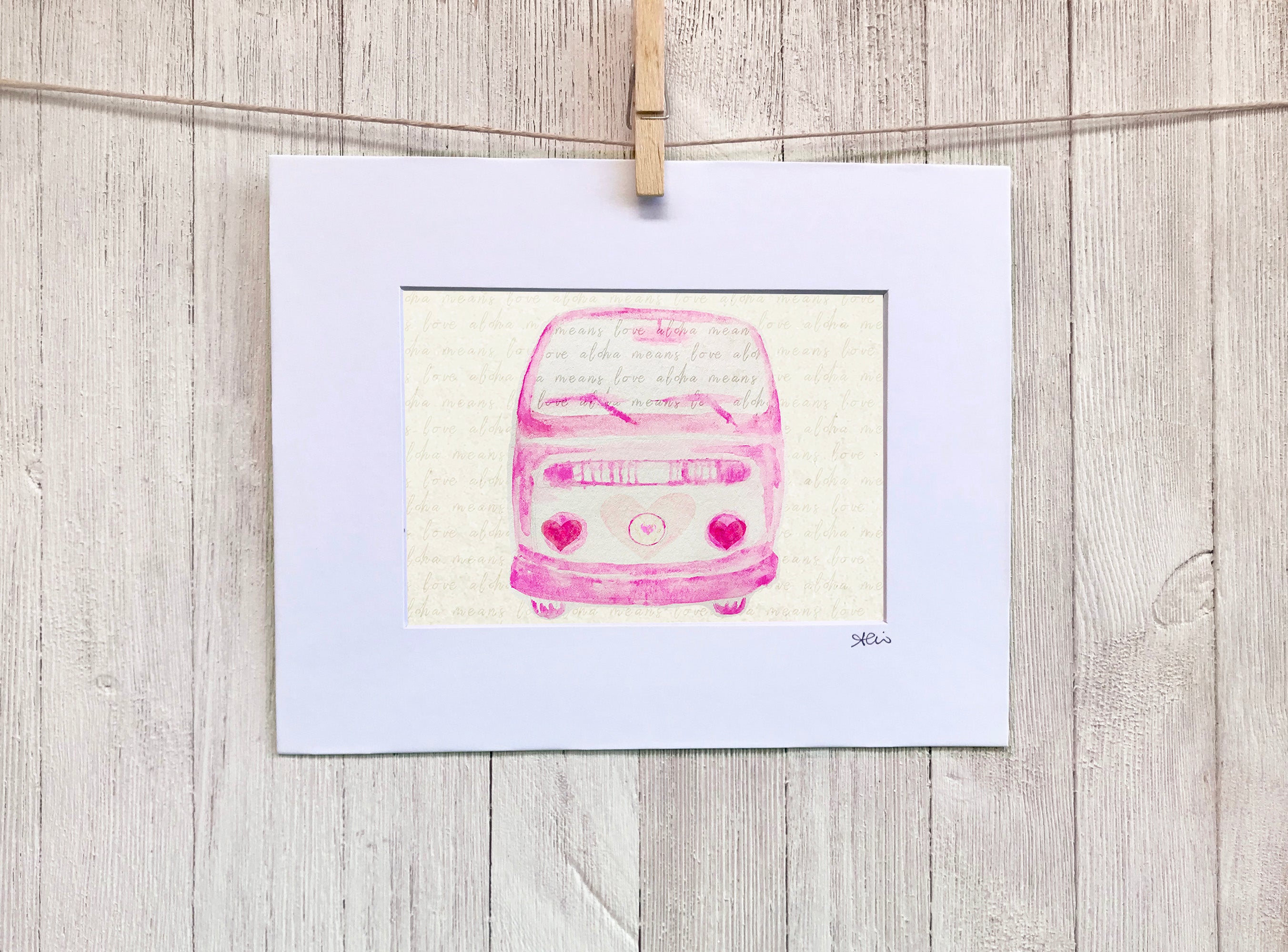 Camper Van Wall Art