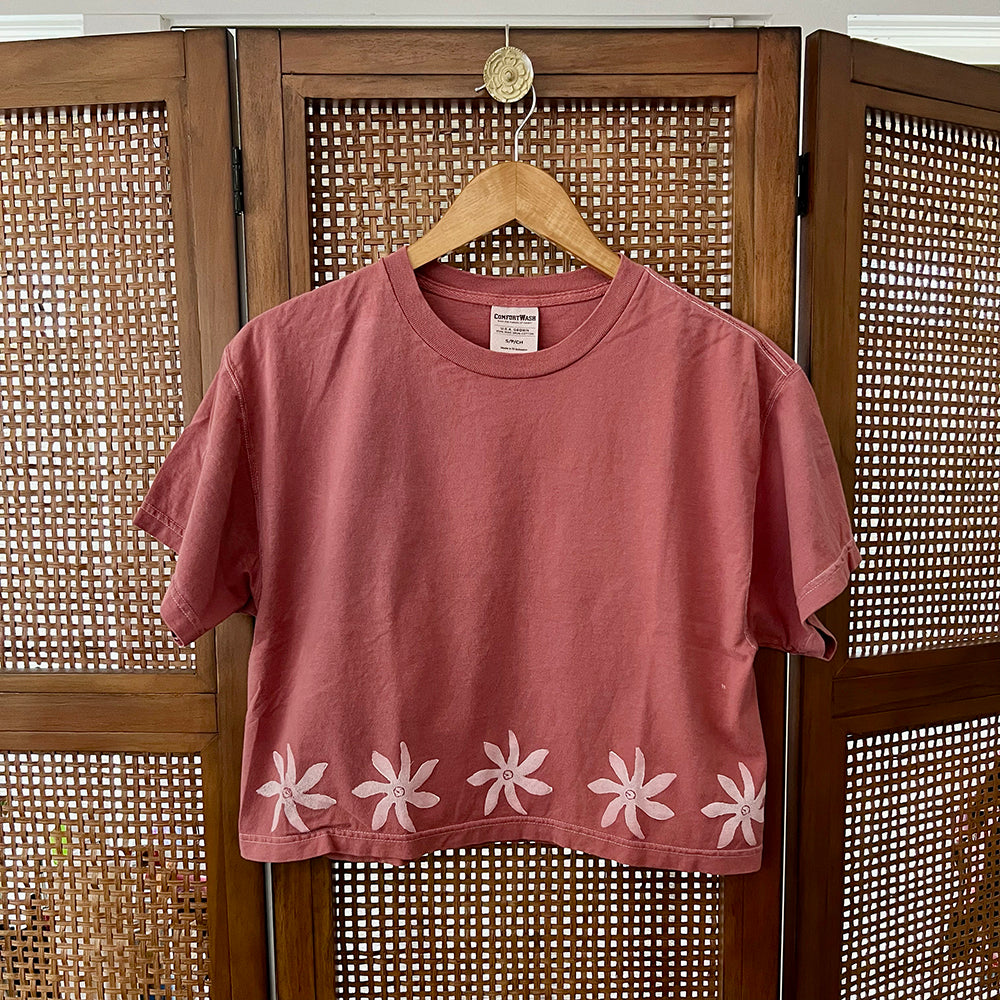 Tiare (Tahitian Gardenia) Crop Tee