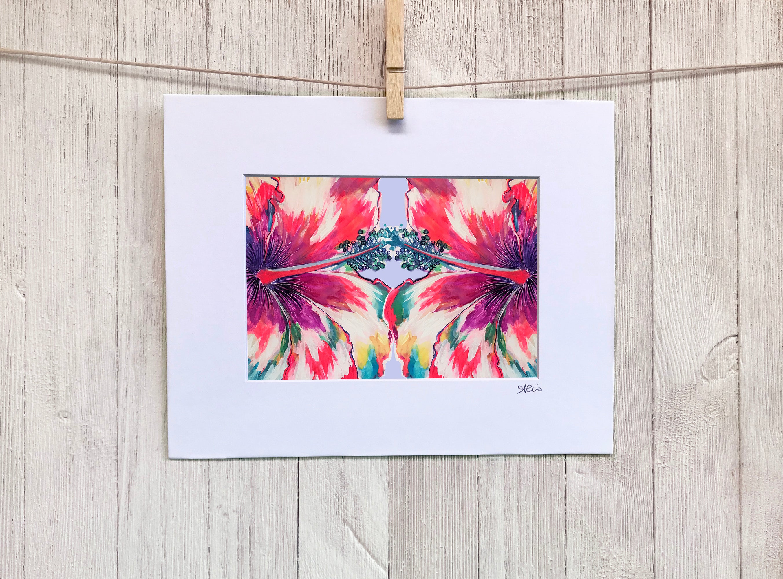 Mirror Hibiscus Wall Art