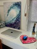 Vintage Glitz Heart Mousepad/Hot Pad