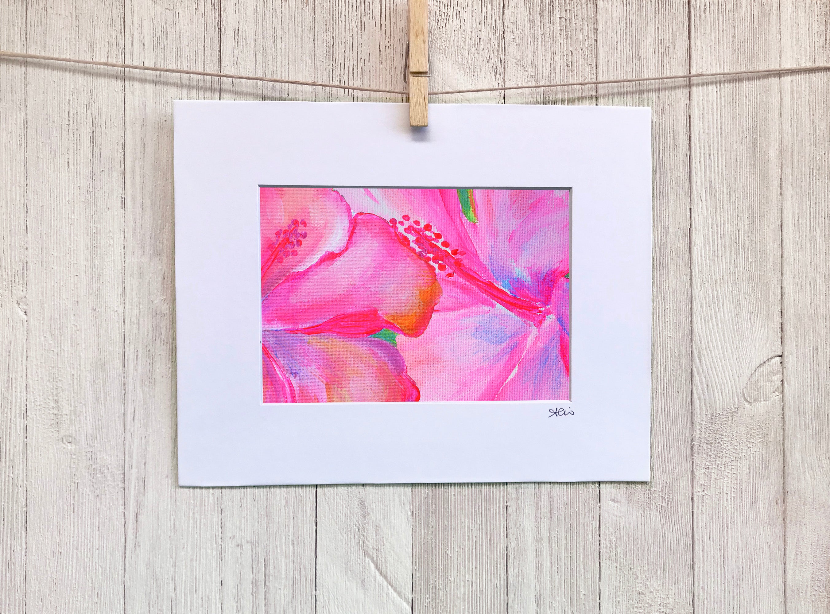 Pink Pua Wall Art