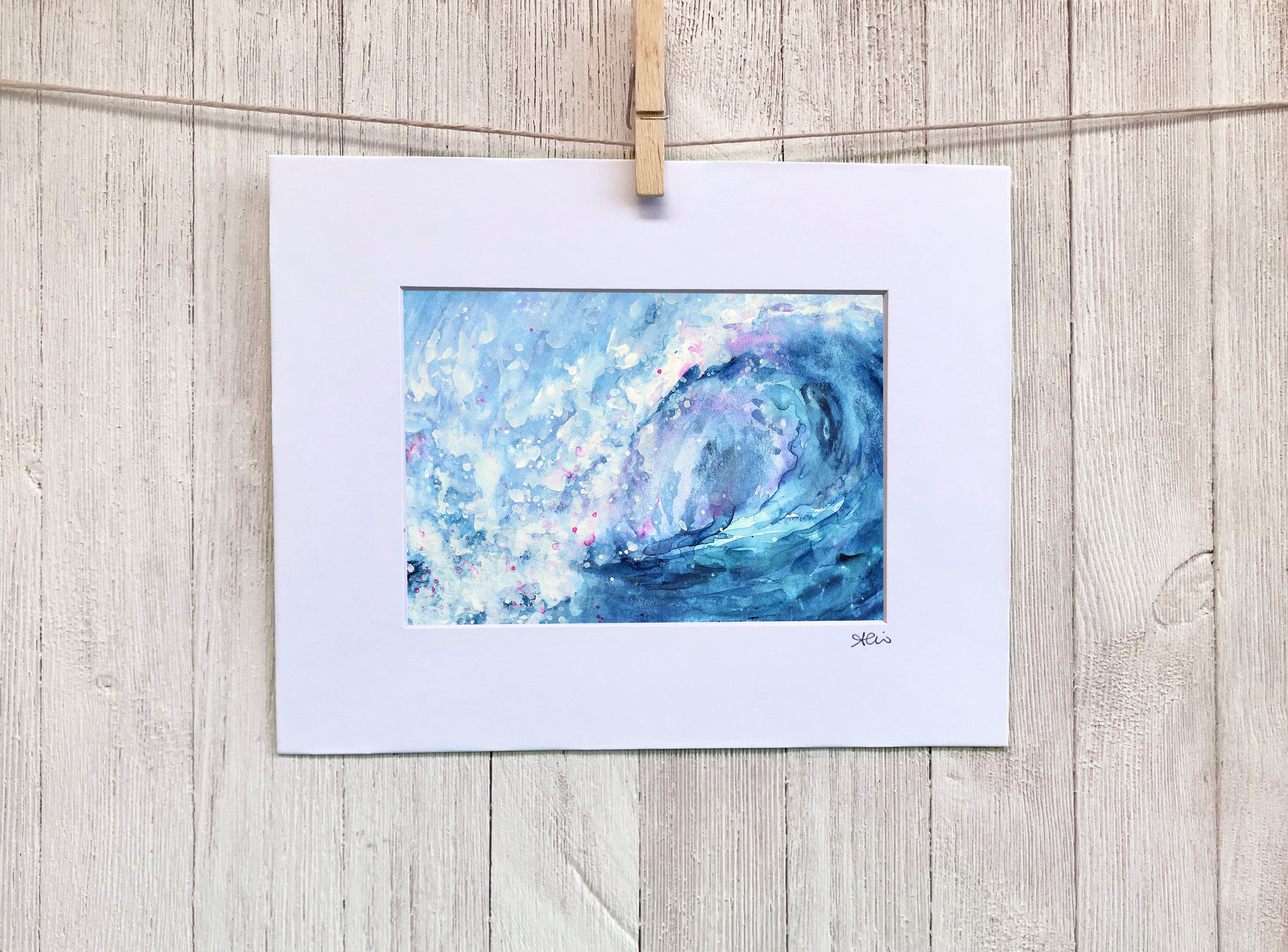 Powder Wave Wall Art
