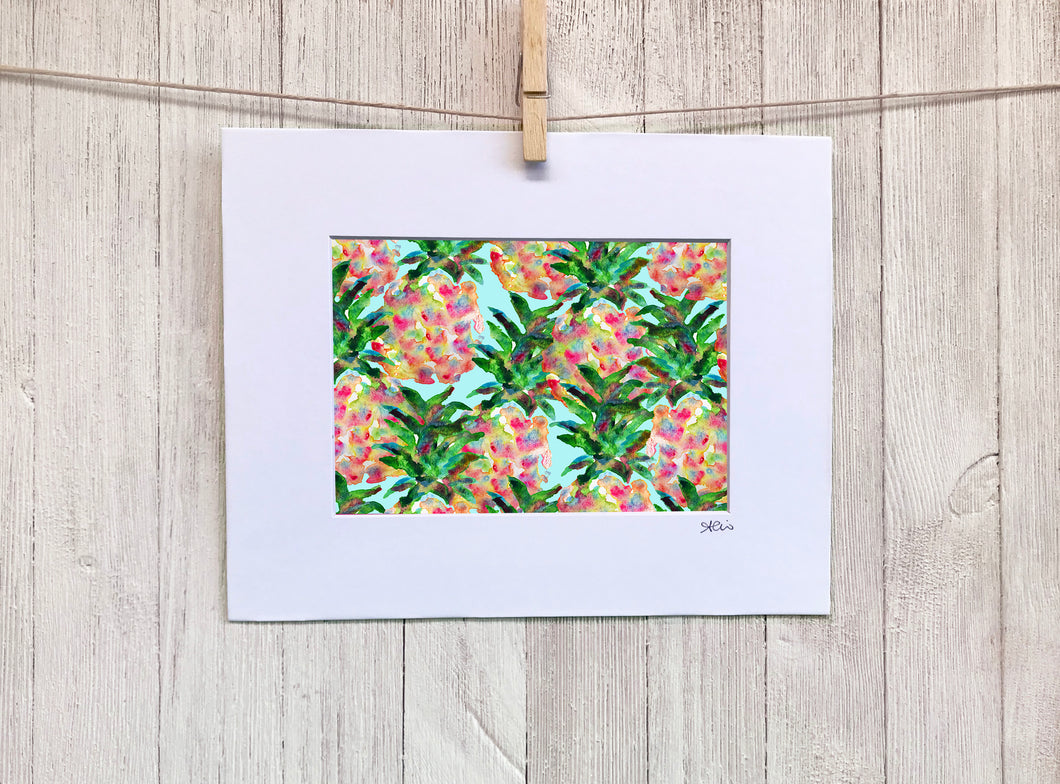 Tossed Pineapples Wall Art