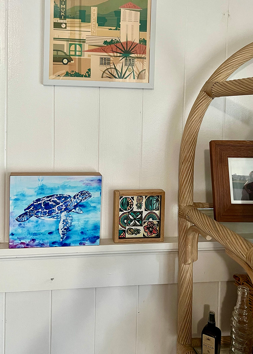 Honu Wood Mounted Wall Art