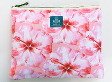 Load image into Gallery viewer, Coral Hibiscus Small Pouch