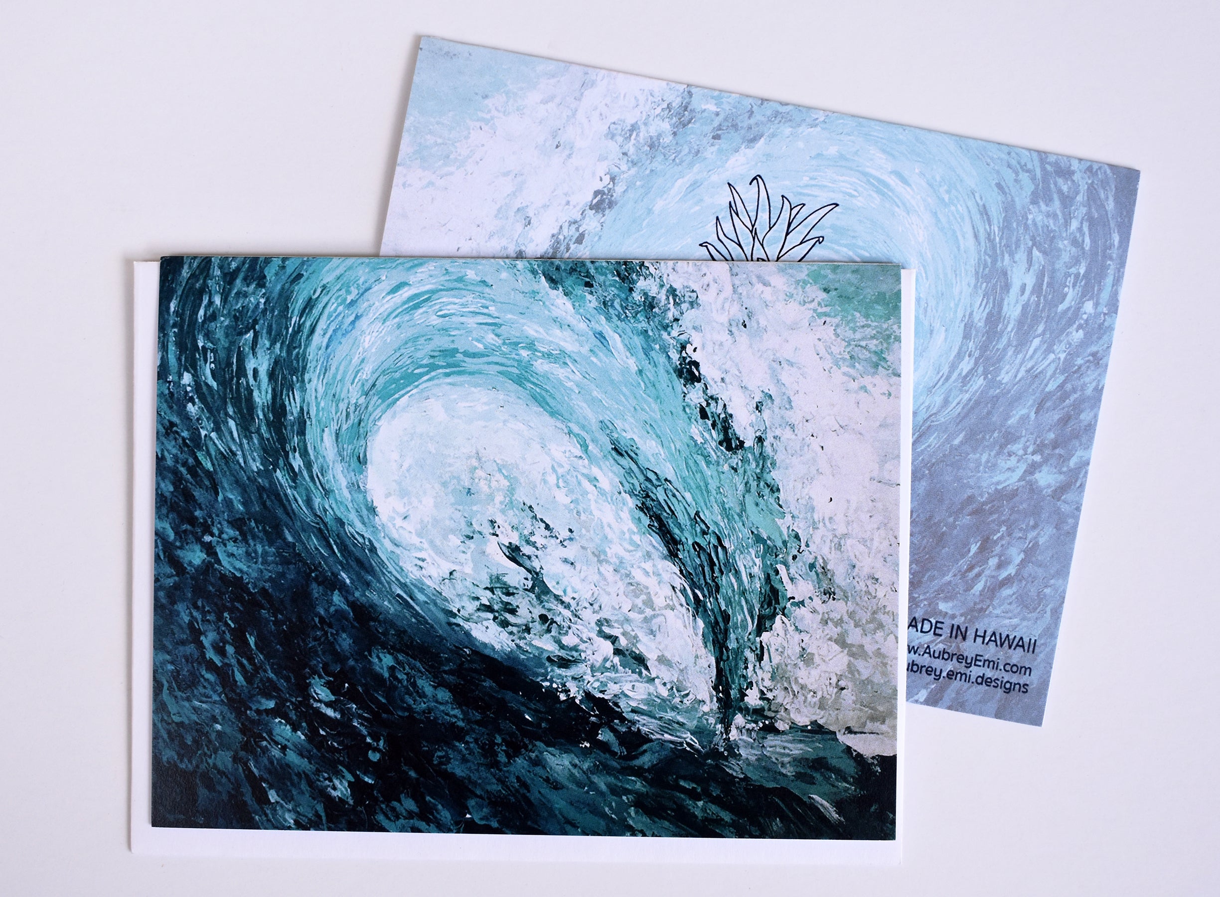 Palette Wave Greeting Card