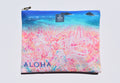 Mokulua Islands - Pink Tropics Medium Pouch