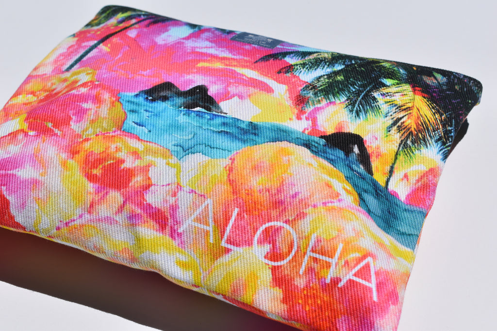 Sunset Mokulua Islands Medium Pouch