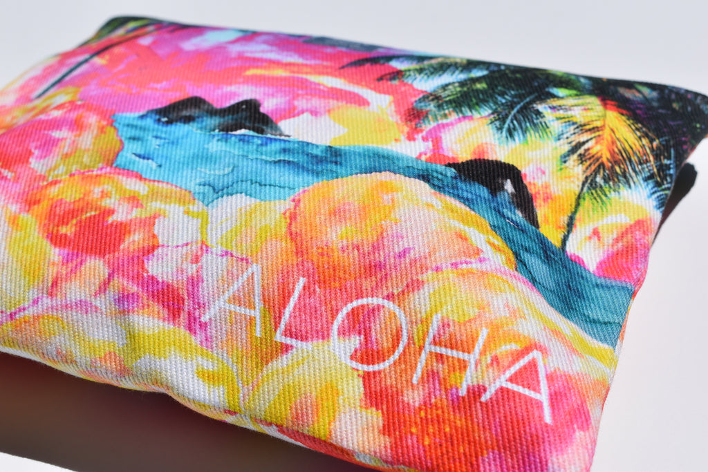 Sunset Mokulua Islands Medium Pouch