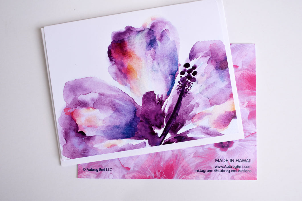 Wild Hibiscus Greeting Card