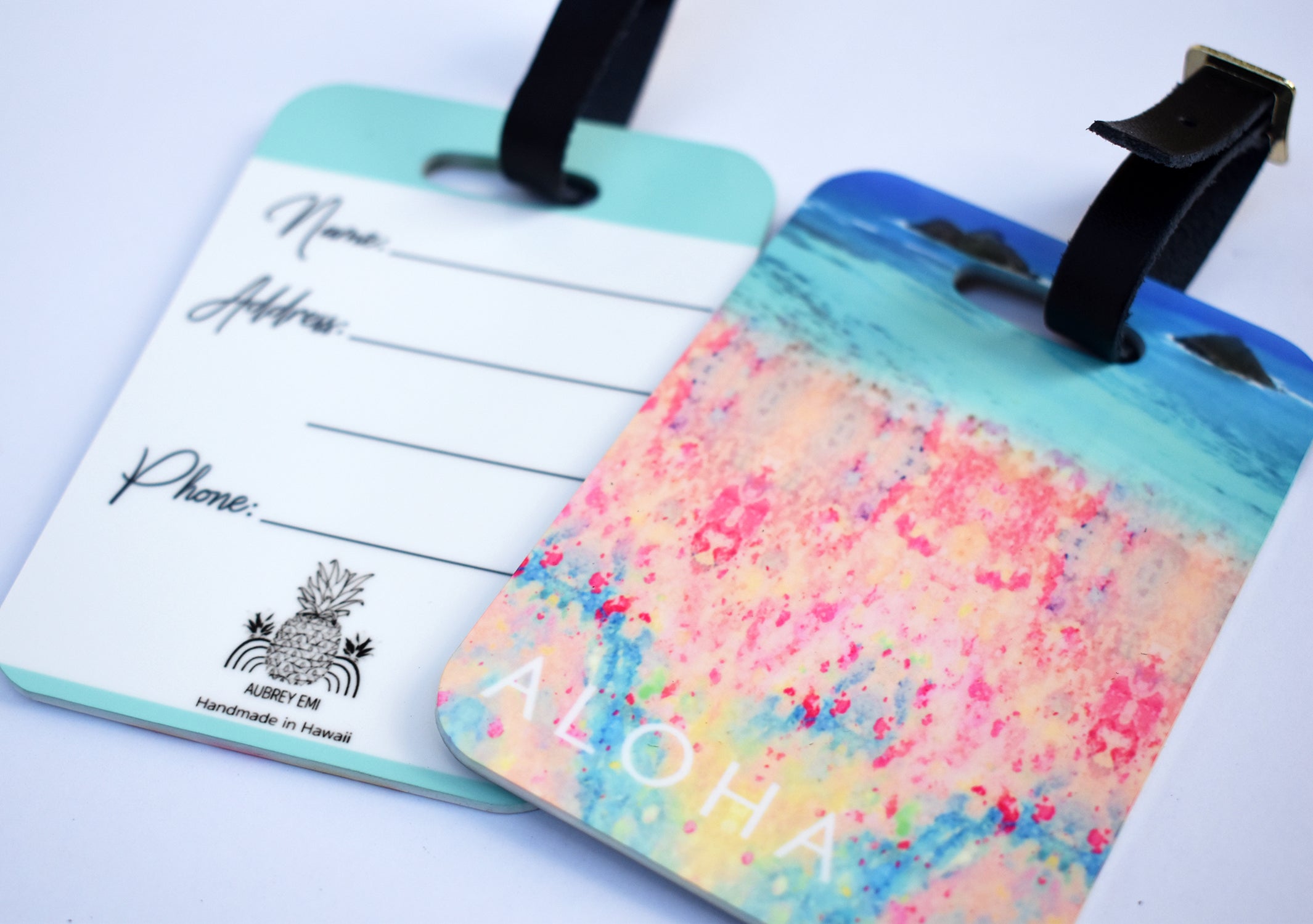 Mokulua Islands Luggage Tag