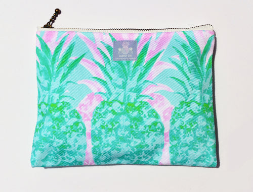 Pastel Pineapples Pouch