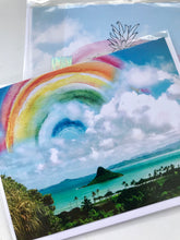 Load image into Gallery viewer, Rainbow Chinaman’s Hat Greeting Card