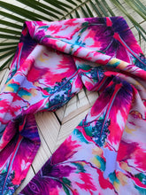 Load image into Gallery viewer, Mirror Hibiscus Infinity scarf