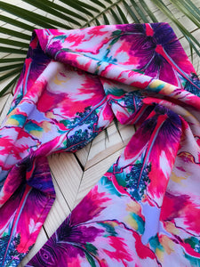 Mirror Hibiscus Infinity scarf