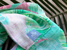 Load image into Gallery viewer, Tropical Banana Leaf Infinity scarf