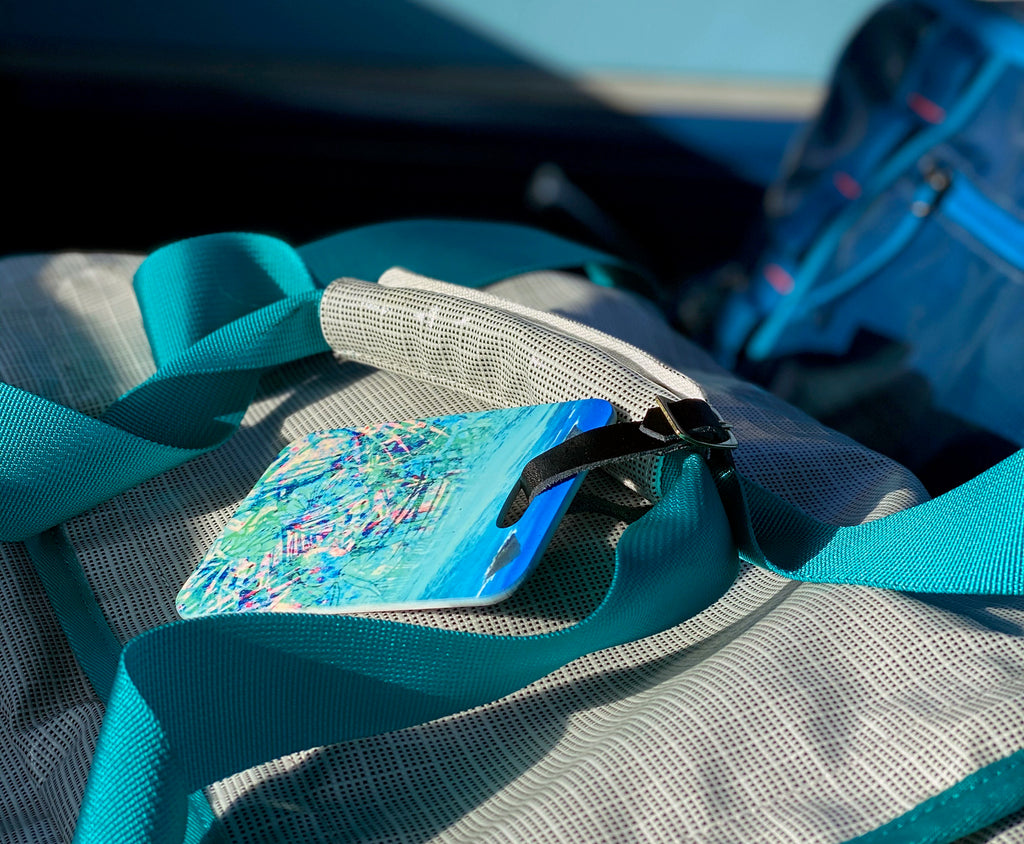Tropical Mokes Luggage Tag
