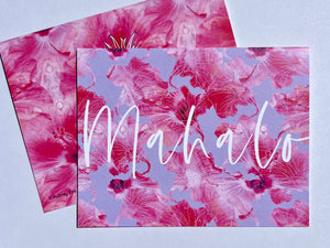 Hibiscus Mahalo Greeting Card