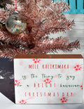 Christmas Mele Kalikimaka Wood Art