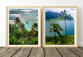 Set of 2: "Na Pali Coast" and "Chinaman's Hat" Wall Art