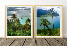 Load image into Gallery viewer, Set of 2: &quot;Na Pali Coast&quot; and &quot;Chinaman&#39;s Hat&quot; Wall Art