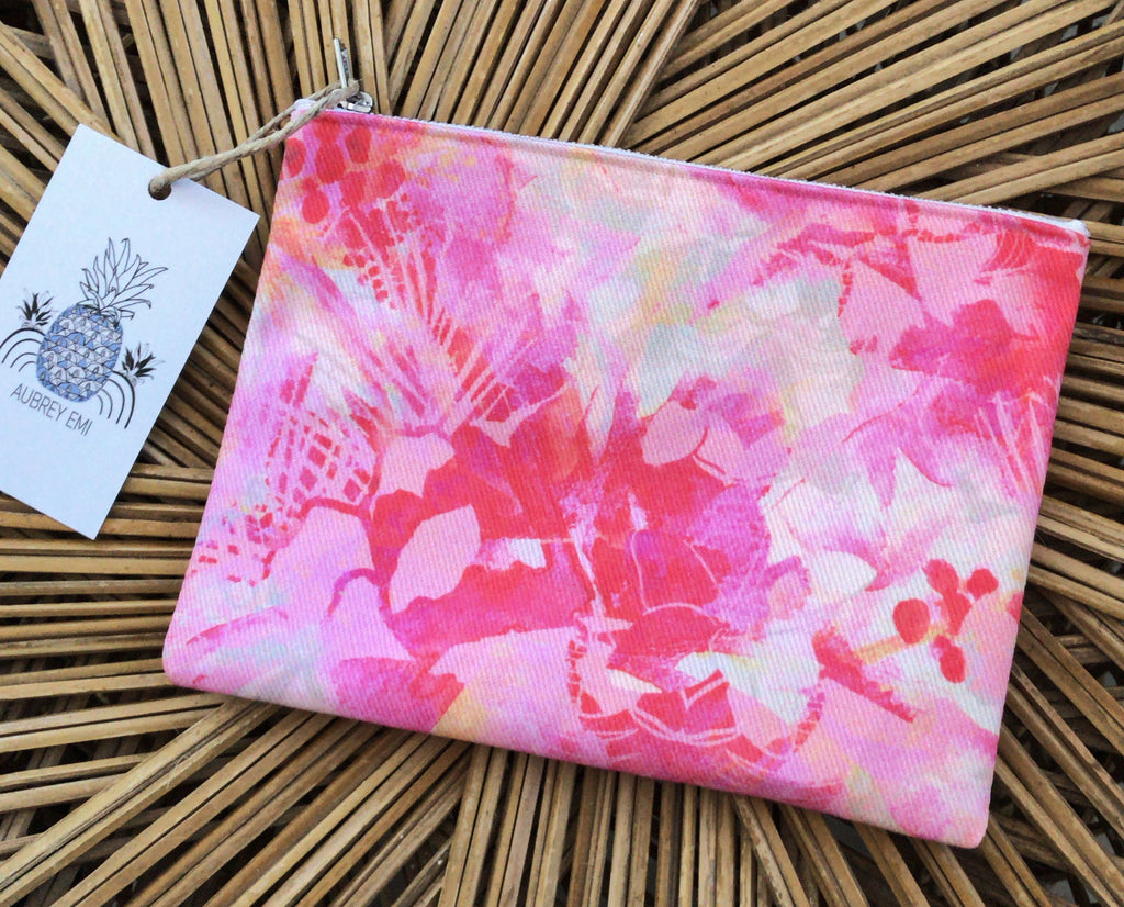 Aloha Blooms Small Pouch