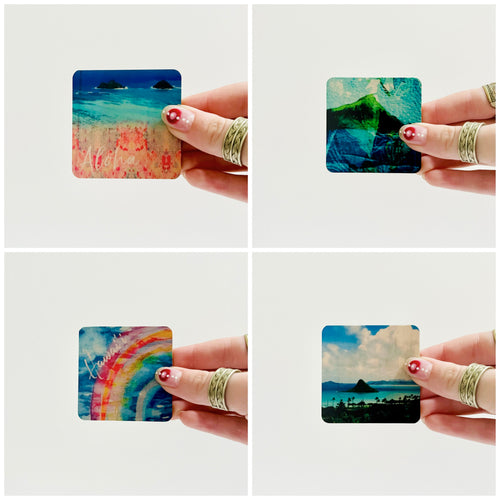 Assorted Styles of Wood Magnets