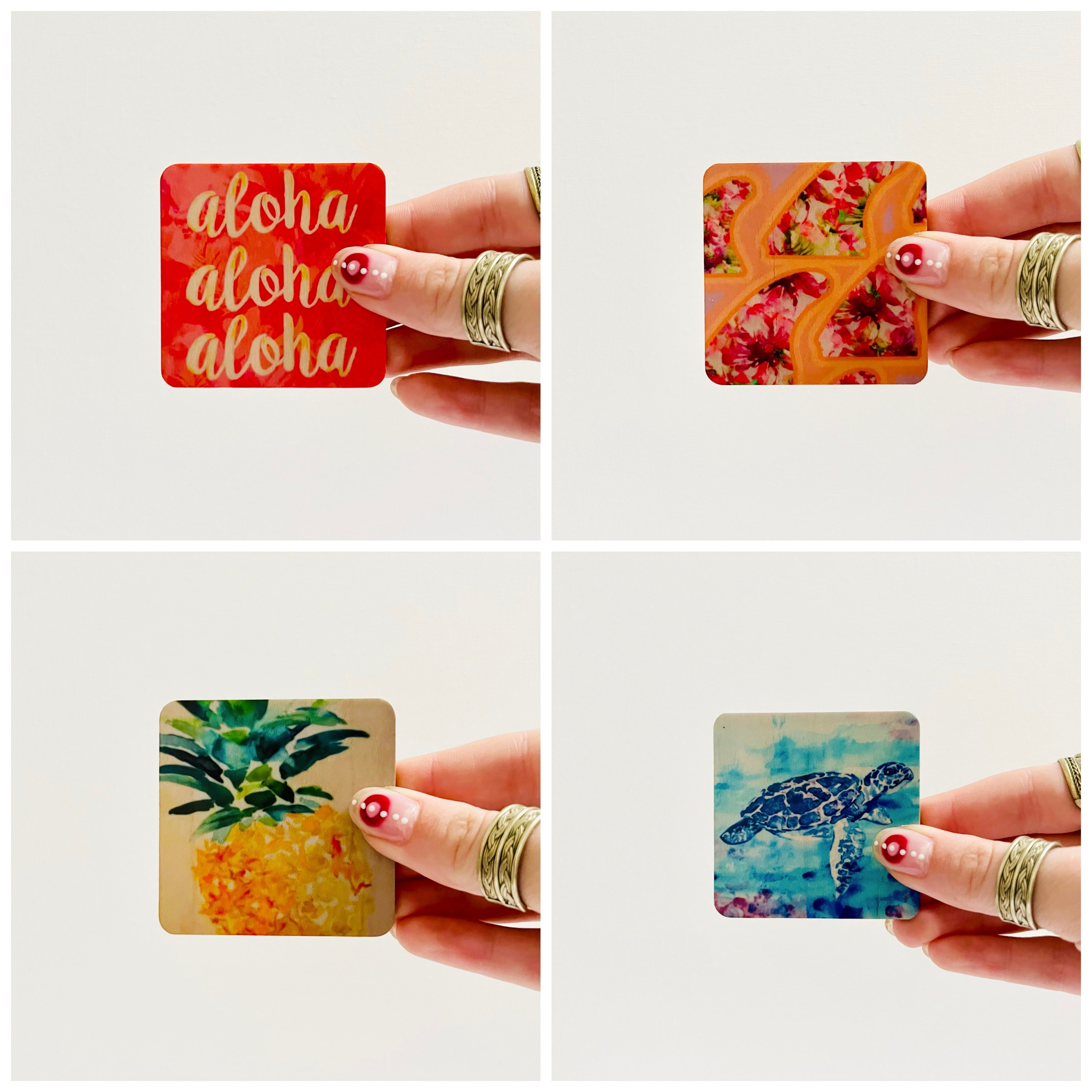 Copy of Assorted Styles of Wood Magnets